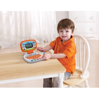 VTech My Laptop Kids Toy, 4-Directional Mouse, 30 Educational Activities, 5  Progressive Learning Categories, Orange